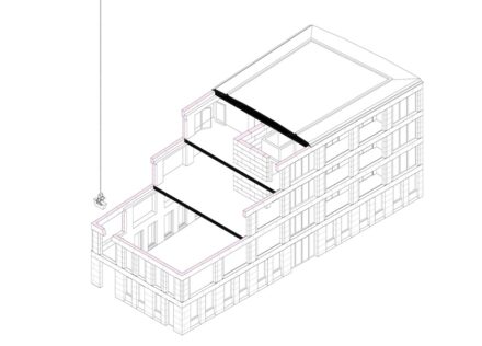 Atelier Archiplein: Massivbau mit Naturstein.