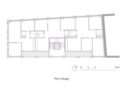 Atelier Archiplein: Massivbau mit Naturstein.