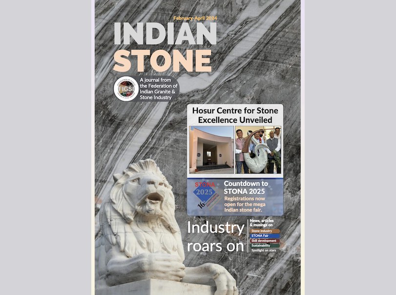 “Indian Stone”, a journal by the Federation of the Indian Granite & Stone Industry (FIGSI), has launched its issue Feb-Apr 2024