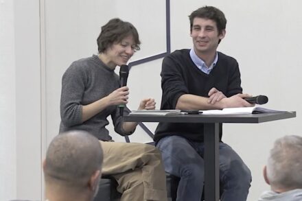 Orianne Pieragnolo and Louis Dutrieux. Screenshot from the video from the Rocalia 2023 trade fair.