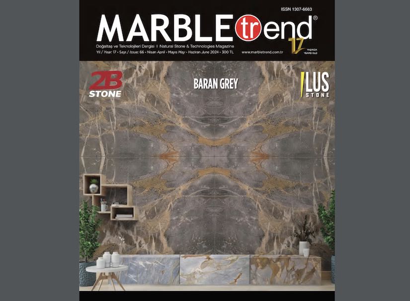 „Der Travertin stützt unsere Exporte“, schreibt die türkische Zeitschrift Marble Trend (#66) zum Rückgang bei den Blockverkäufen des Landes in den ersten fünf Monaten 2024