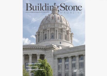 The Spring 2024 edition of Building Stone Magazine.