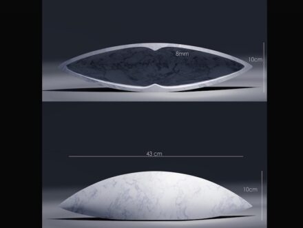 Cynthia Sah for Martinelli Luce (2024): “Un Pezzo di Luna.“
