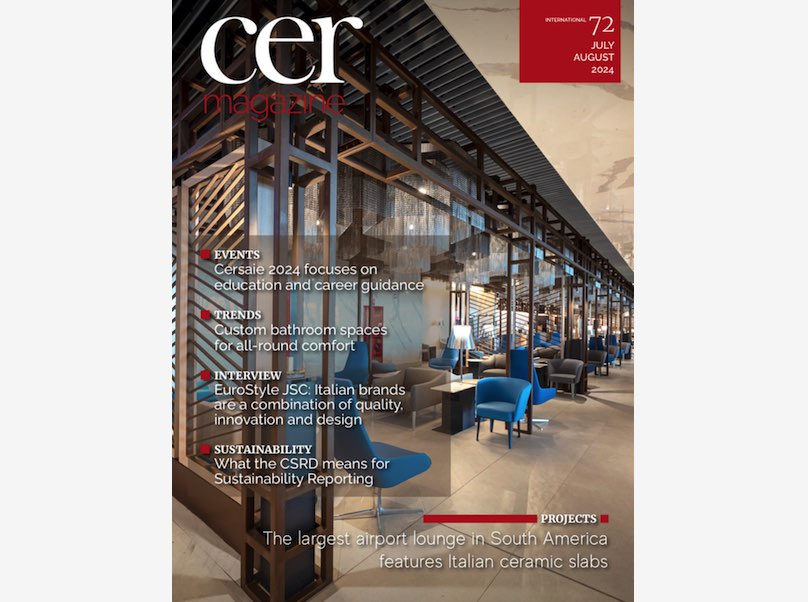 The importance of Sustainability Reporting for ceramic companies is a topic in Confindustria Ceramica’s CER Magazine (#72)