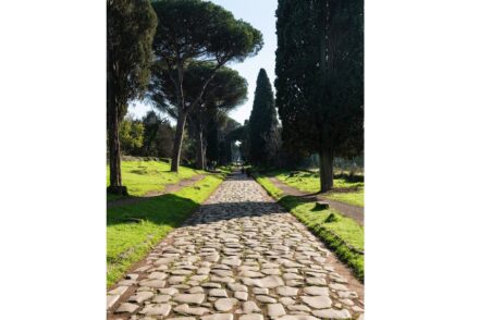 Via Appia (nicknamed “Regina Viarum”, Queen of the Streets), Italy, paved stretch.