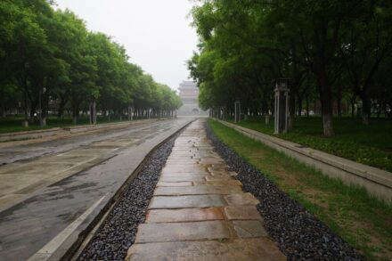 Beijing Central Axis: The Stone Road Site North of the Yongdingmen Gate.