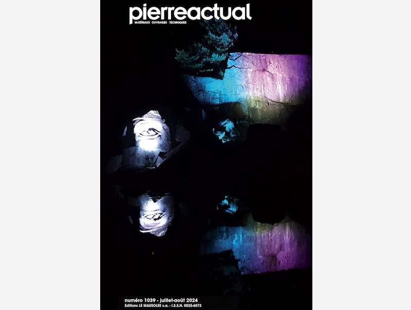 French stone magazine Pierre Actual (7-8/2024) has a look back on the last Rocalia and a view ahead on the coming issue of the fair from December 02 to 04, 2025