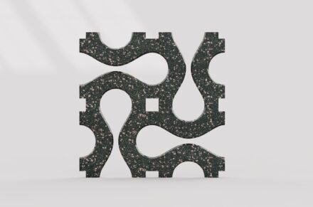 Kyma – Quarella e Marmi Santa Caterina - Nicola Bariol. Material: collection Urban Grey, color Vivaldi. 