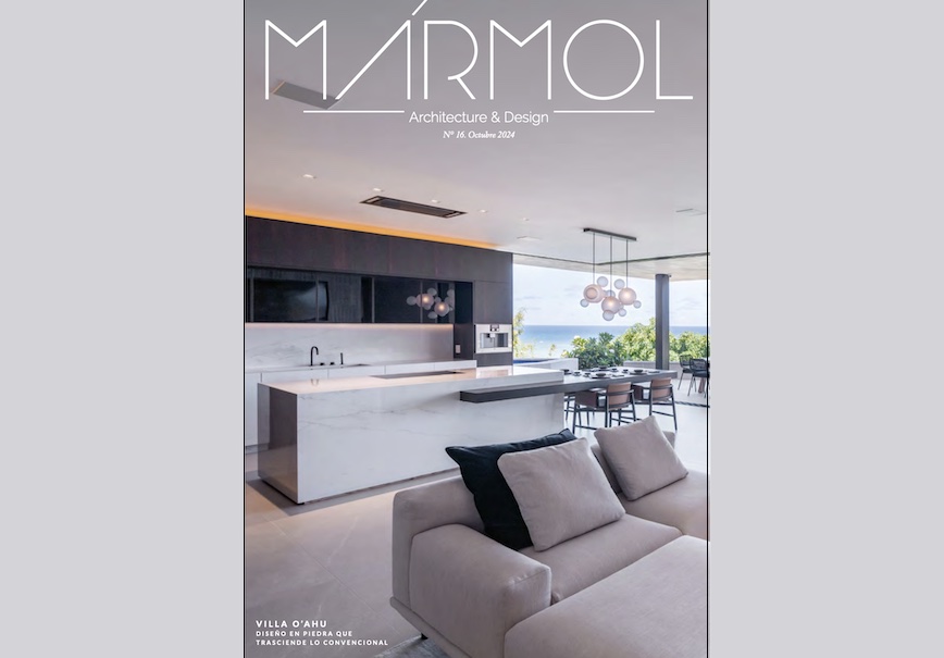 The magazine „Mármol“ (October 2024) by Spanish AEMA association shows examples for the use of the marble from the Macael region
