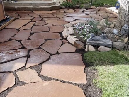 Cherokee Red sandstone.