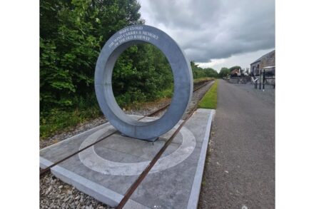 Arbeit für den Old Rail Trail Cycleway in der Provinz Westmeath.