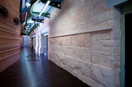 TexaStone Pink limestone.