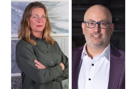 Susan Moser (Fauske Marble by Moser Aps) and Joshua Levinson (Artistic Tile). Fotos: NSI