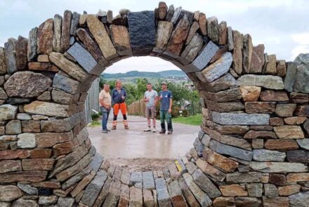 Drystone walling may be art.