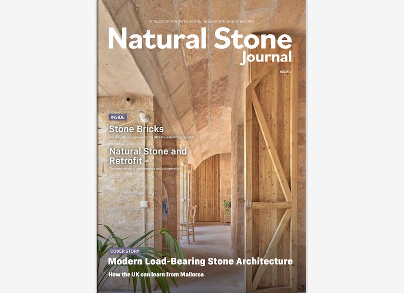 Modern Load-Bearing Stone Architecture is a topic in the new issue of the British Natural Stone Federation‘s magazine (#2)
