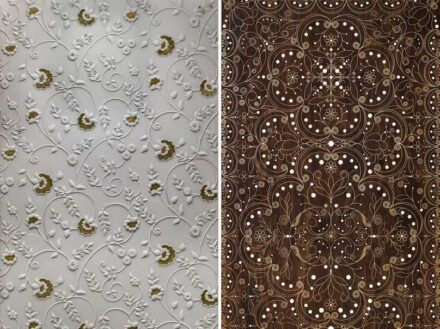 Orvi: „Kantha“ (links), „Rustico“ (rechts).