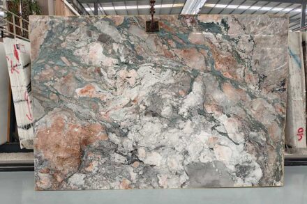 Marble Four Seasons Pink quarried by Xiaotian Mining in Cambodia.
