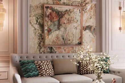Marble Four Seasons Pink quarried by Xiaotian Mining in Cambodia.