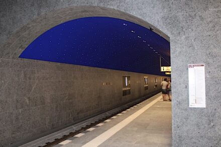 New subway station “Museumsinsel“, Berlin. Photo: Peter Becker