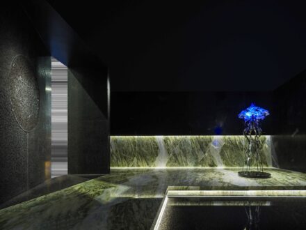 “From Quarry to Space.“ Design: Nick (Nick Design Studio). Company: Kings-Wing Stone.