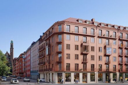“Caprea“ residential building. Architect Mattias Litström.