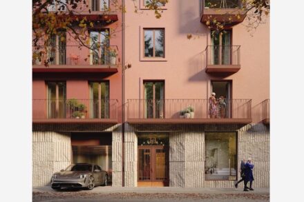 “Caprea“ residential building. Architect Mattias Litström.