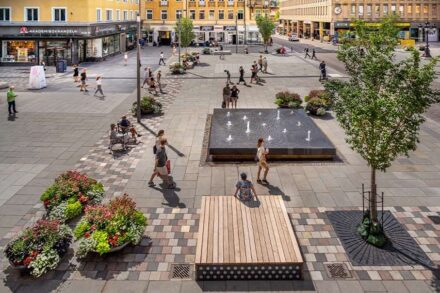 Stora Torget square, Uppsala. Karavan Architecture office.