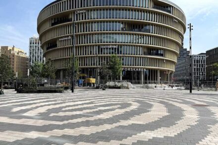 Hagaplan square, Stockholm. Architects Rem Koolhaas and Reinier de Graaf.