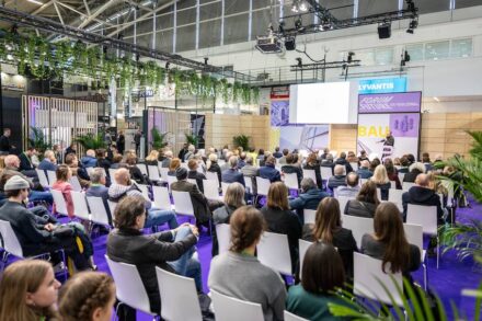 Messe BAU in München.