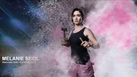 As a gold medal winner at EuroSkills, Melanie Seidl is promoting training as a stonemason.