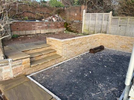 Bricks aus dem Darney Sandstein der Firma Hutton Stone.