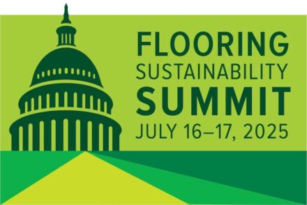 Logo of the Flooring Sustainability Summit 2025.