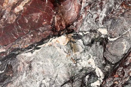 Fantastic Violet marble from Xiaotian Mining, Cambodia.