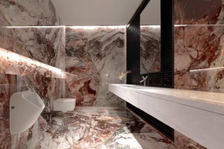 Fantastic Violet marble from Xiaotian Mining, Cambodia.