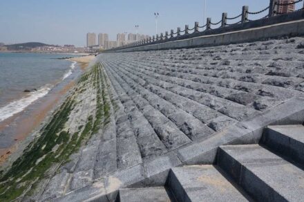 Sesame Black granite from Dalian Yusheng, China.