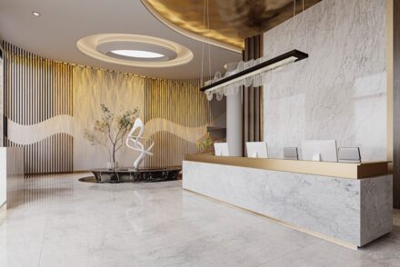 Marble Imperial White quarried by Xiaotian Mining in Cambodia.