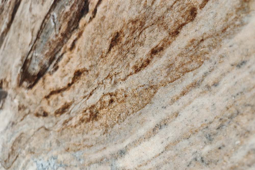 Brown quartzite CAPUCCHINO, a very hard luxury stone with a floral pattern creating a calm and warm atmosphere, quarried by Yanue Import and Export in Liaoning Province, China (with offices in Xiamen and Shuitou)