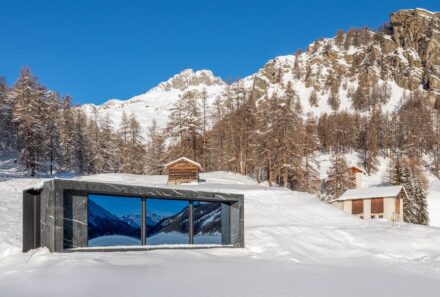 Sauna in St. Moritz.