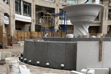 Category Public Landscapes/Parks/Memorials: Reston Town Center Fountain Plaza Renovation, Reston, Virginia.