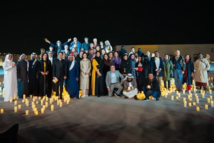 Das Team des Symposiums 2025 mit den Bildhauern.