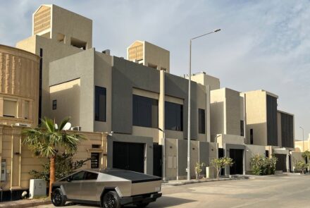 Wohnhäuser im Viertel Ghirnatah in Riyadh.