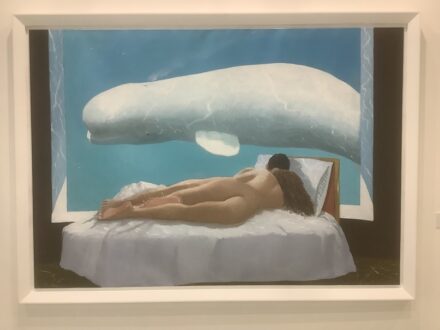 Julio Larraz: „Los amores de Neptuno“, 2018. Contini Galleria d’Arte, Venice/Cortina d‘Ampezzo.