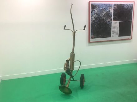 Aronne Pleuteri: „Tu sei qui“ (You are here, 2001). Art Noble Gallery, Milan.