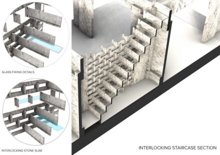 “Interlocking Stone House” by Play Architecture.