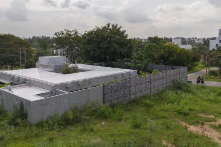 “Interlocking Stone House” by Play Architecture.