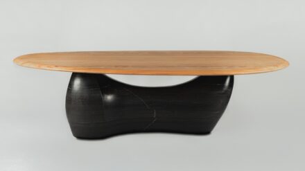 Studio Anansi: slate and acacia wood.