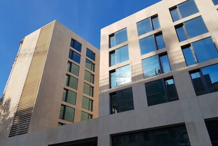 Sandstone Perla, quarried by Rubio Stone in Northern Spain.