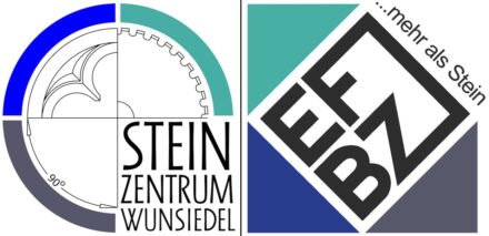 Die Logos von Steinzentrum und EFBZ.