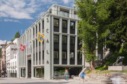Architecture category: Küchel Architects received the first prize for a multifunctional building in St. Moritz.