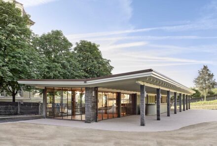 Architecture category: Kast Kaeppeli Architekten took second place with their renovation of the Kleine Schanze Park Café in Bern. Photo: Rolf Siegenthaler Fotografie, Bern